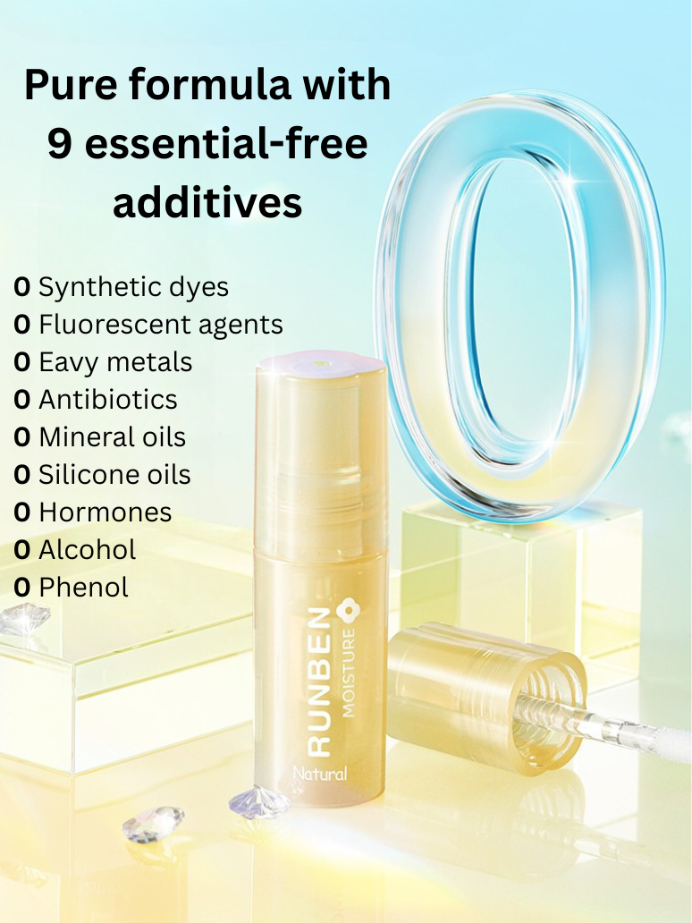 RUNBEN Squalane & Fruit Oil Lip Gloss 2g 润本角鲨烷果油唇蜜