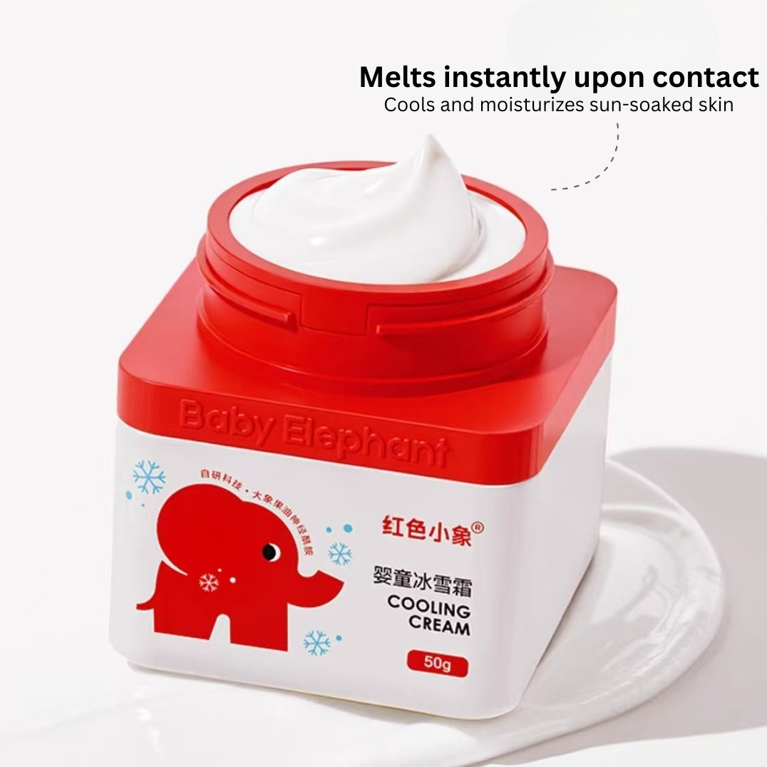 Baby Elephant Baby Cooling Cream 50g 红色小象婴童冰雪霜
