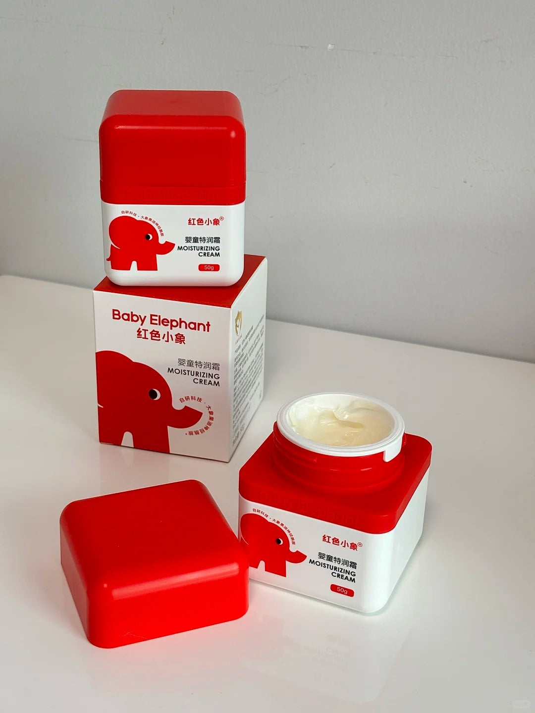 Baby Elephant Baby Moisturizing Cream 50g 红色小象婴童特润霜