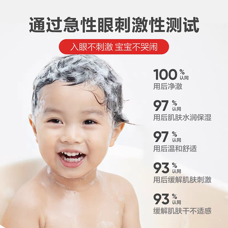 Baby Elephant Baby Multi-Effect Body Wash 300ml 红色小象婴童多效沐浴露