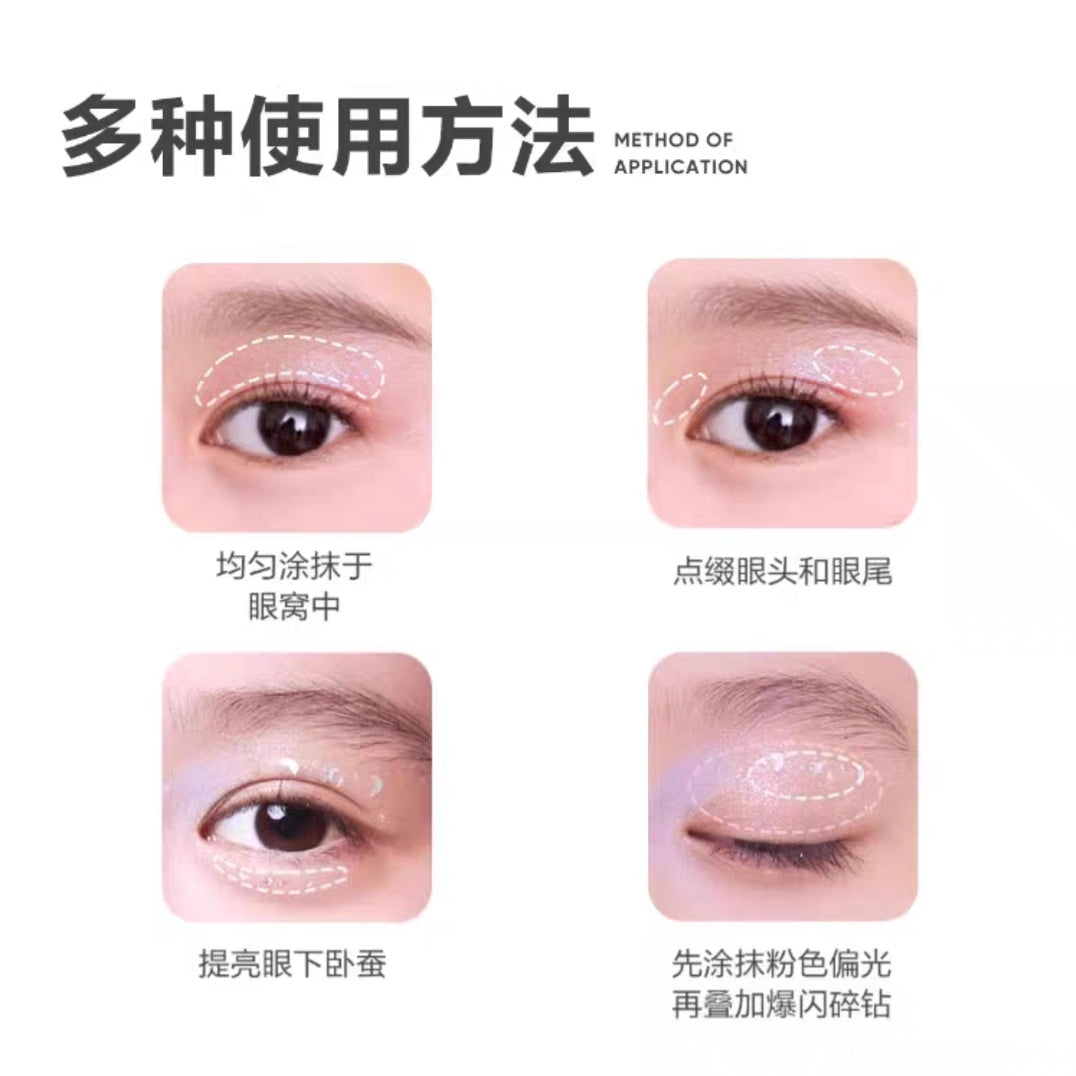 Baby Elephant Cosmic Wonders Dual-Tone Eyeshadow 2g 红色小象宇宙奇趣双色眼影