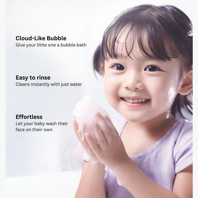 Baby Elephant Kids Cloud-Like Softening Cleansing Foam 110ml 红色小象儿童云感柔润洁面泡泡