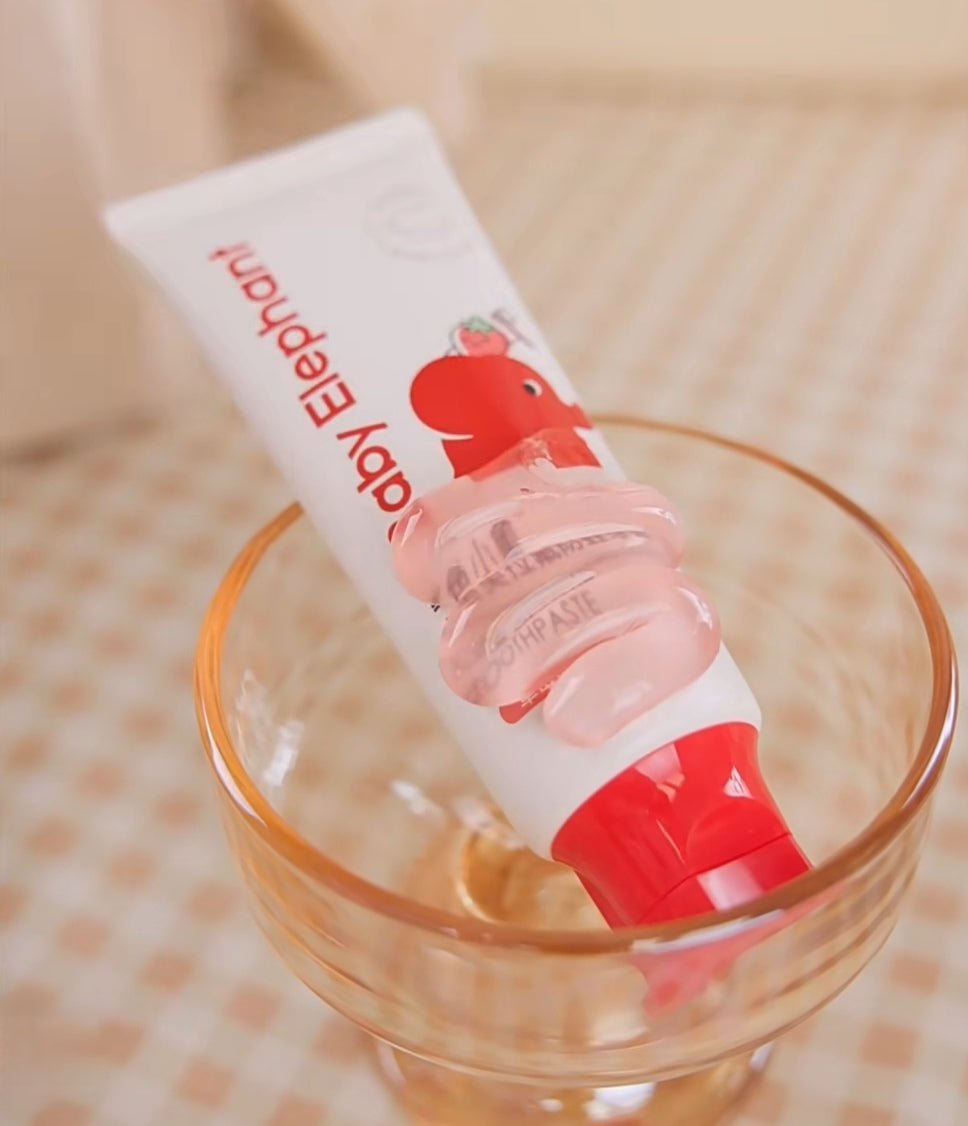 Baby Elephant Kids Olaflur Anti-Cavity Toothpaste 60g 红色小象儿童奥拉氟防蛀牙膏
