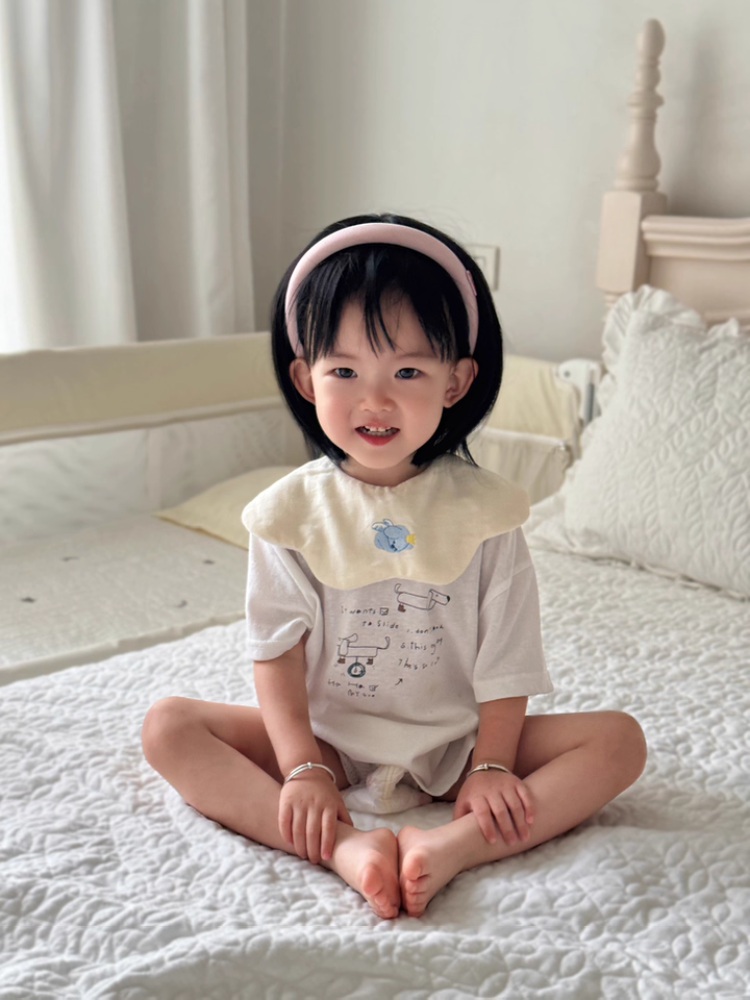 Babycare Cotton Gauze Petal Bib 3pcs babycare纱布花瓣围嘴