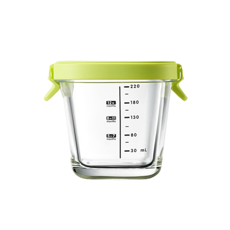 Babycare Glass Food Storage Container 180/220ml babycare玻璃辅食盒