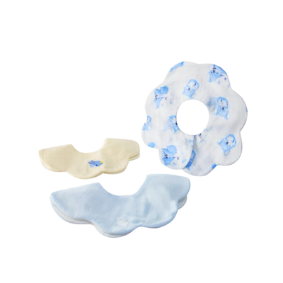 Babycare Cotton Gauze Petal Bib 3pcs babycare纱布花瓣围嘴
