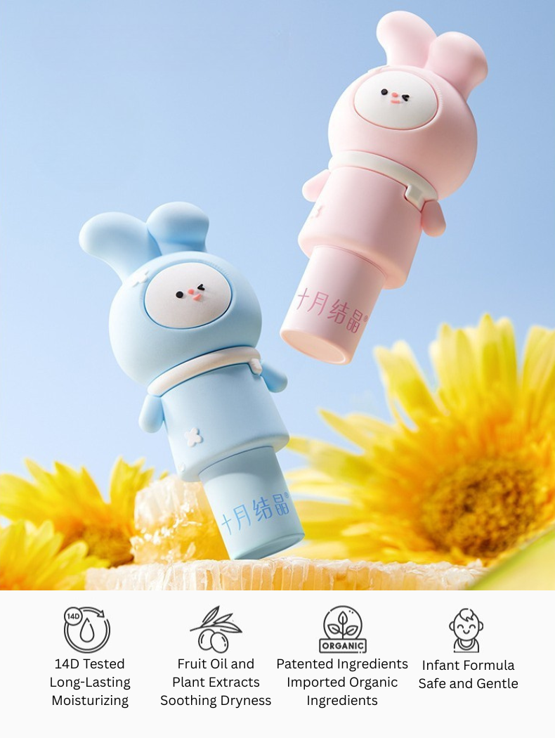 Be A Better Mom Dudu Rabbit Baby Moisturizing Lip Balm 3g 十月结晶嘟嘟兔婴童滋润唇膏