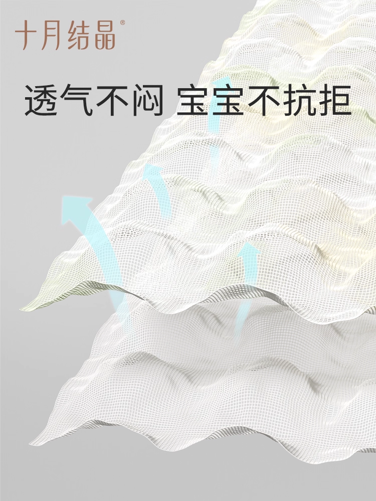 Be A Better Mom One-Way Moisture-Wicking Bib 3pcs 十月结晶单向导湿围嘴