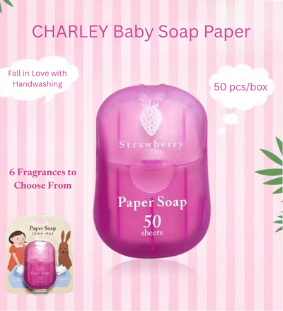 CHARLEY Baby Soap Paper 50pcs/box 查理婴儿香皂纸
