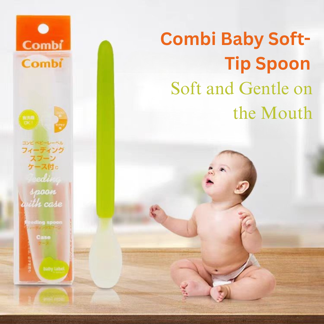 Combi Baby Soft-Tip Spoon 康贝婴儿软头勺