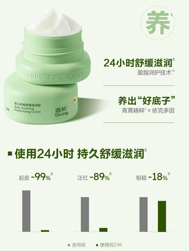 Giving Baby Multi-Dimensional Soothing & Moisturizing Cream 50g 启初婴儿多维舒缓滋润霜