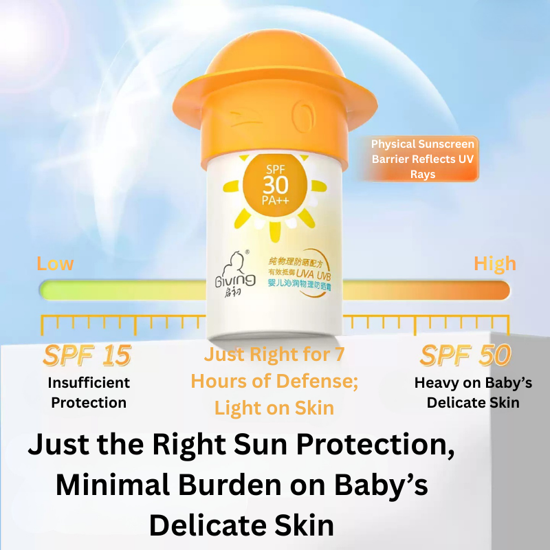 Giving Baby Soothing Physical Sunscreen Lotion SPF30 PA++ 45g 启初婴儿沁润物理防晒霜