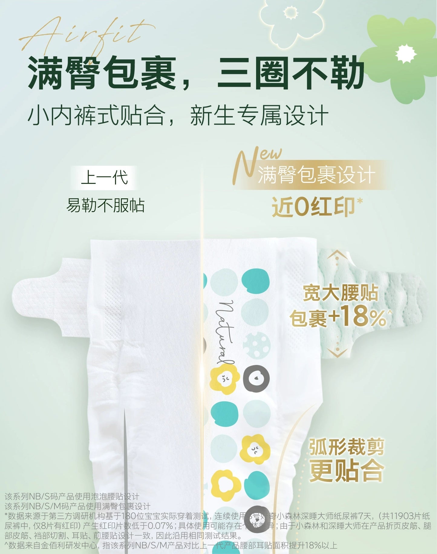 HUGGIES Heart Diamond Forest Diapers 66/62/50/40/32pcs 好奇心钻装小森林纸尿裤