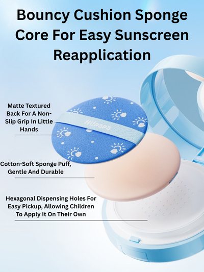Hipapa Baby Sunscreen Lotion Cushion SPF20 PA++ 15g 海龟爸爸婴儿防晒气垫