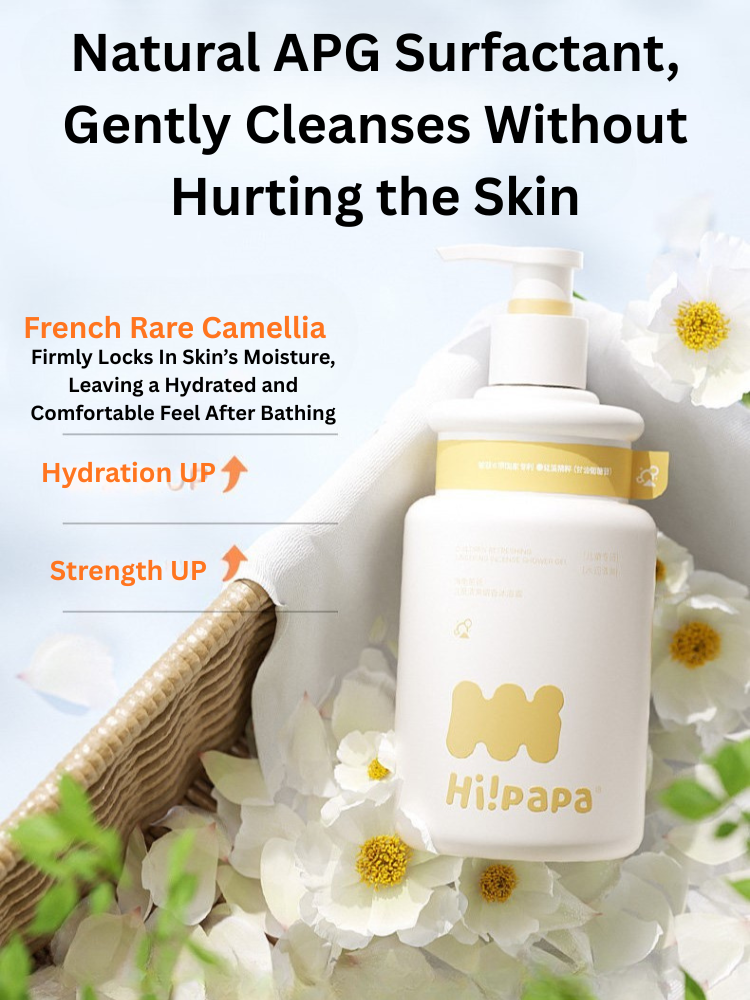 Hipapa Kids Refreshing Scented Body Wash 500ml 海龟爸爸儿童清爽留香沐浴露