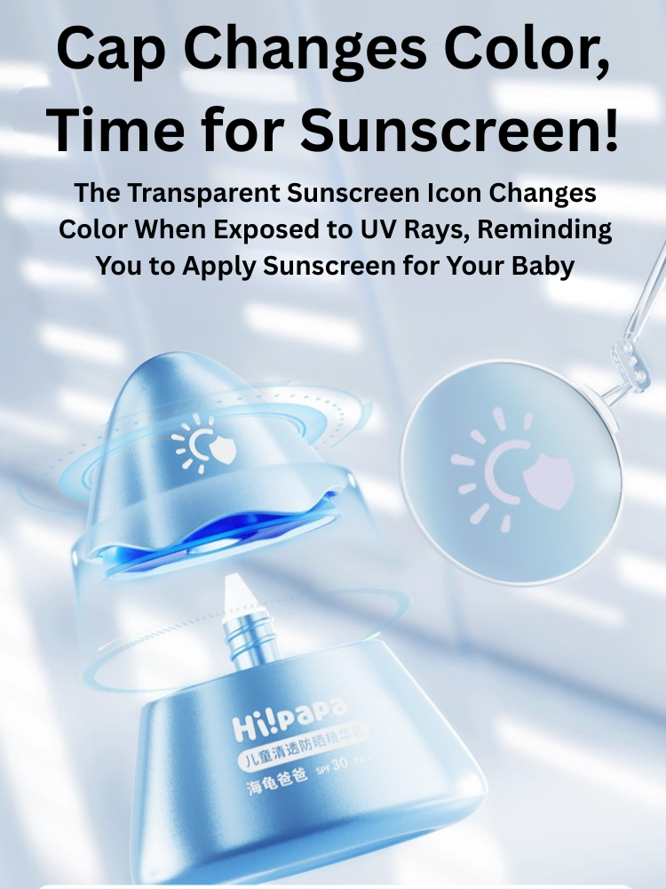 Hipapa Transparent Sunscreen Essence SPF30 PA+++ 30g 海龟爸爸儿童清透防晒精华乳