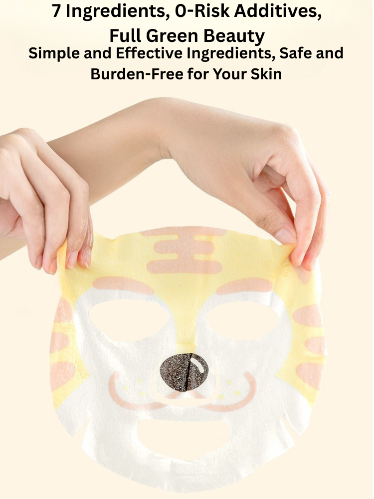 Hipapa Fun & Moisturizing Kids Face Mask 5pcs/box 海龟爸爸萌趣保湿儿童面膜