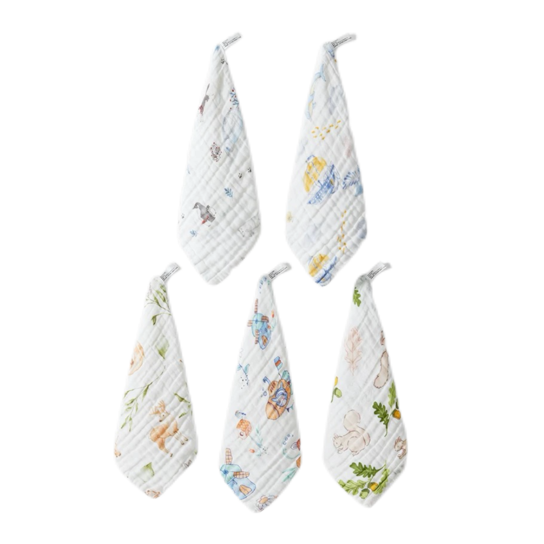 Joyncleon Baby Square Towel 3pcs 婧麒宝宝小方巾