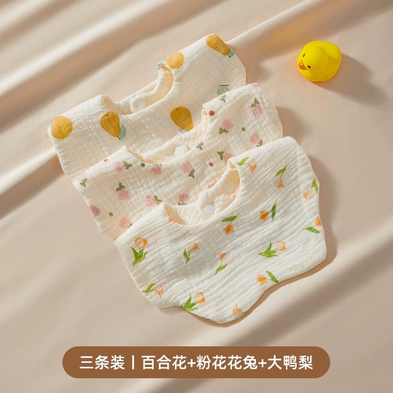 Joyncleon Baby Bib 3pcs 婧麒婴儿围嘴