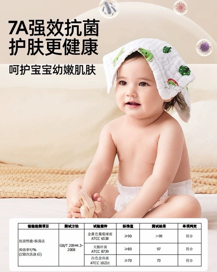 Joyncleon Baby Square Towel 3pcs 婧麒宝宝小方巾
