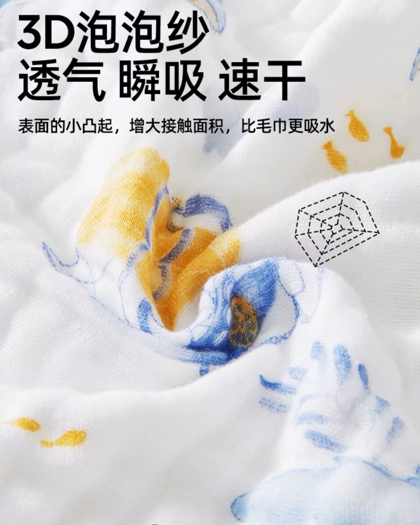 Joyncleon Baby Square Towel 3pcs 婧麒宝宝小方巾
