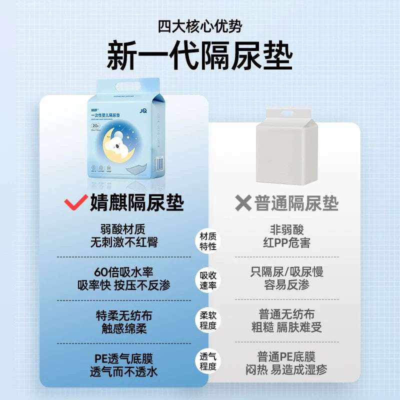 Joyncleon Disposable Baby Diaper Pads 20pcs/bag 婧麒一次性婴儿隔尿垫