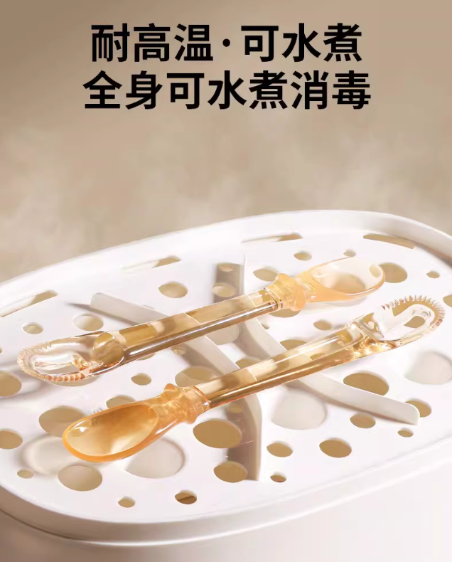 Joyncleon Multi-Functional Baby Fruit Feeding Spoon 婧麒多功能果泥刮勺喂养勺