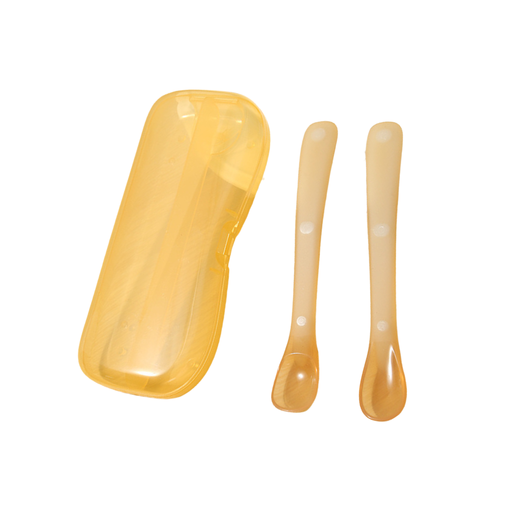 Joyncleon Silicone Soft Spoon 2pcs Set 婧麒硅胶软勺套装