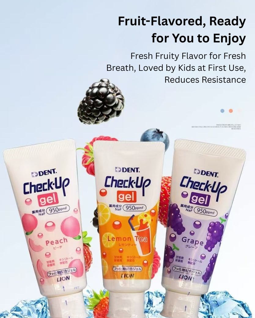 LION Check-Up Children’s Toothpaste 60g 狮王Check-Up儿童护牙素