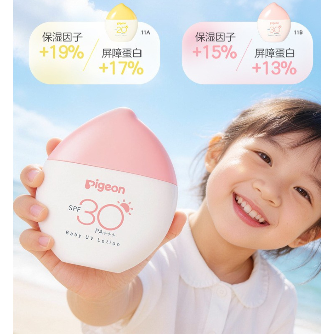 Pigeon Baby Clear Sunscreen Lotion SPF20 PA++/ SPF30 PA+++ 30g 贝亲婴儿清透防晒乳