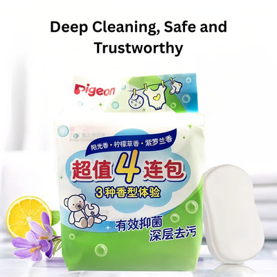 Pigeon Baby Laundry Soap Set 120g*4 贝亲婴儿洗衣皂4连包