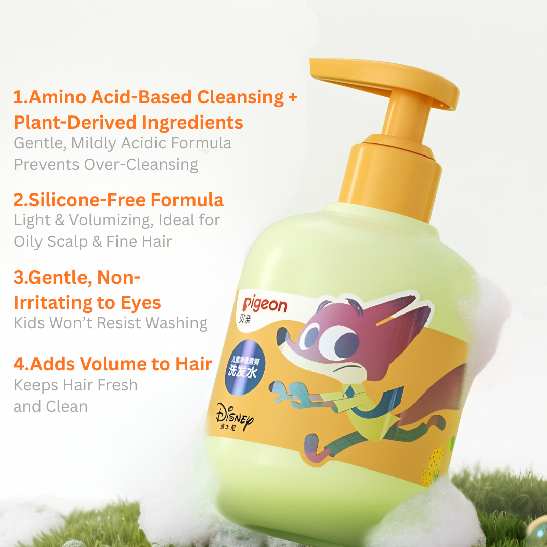 Pigeon Kids Refreshing & Clear Shampoo 300ml 贝亲儿童净透清爽洗发水