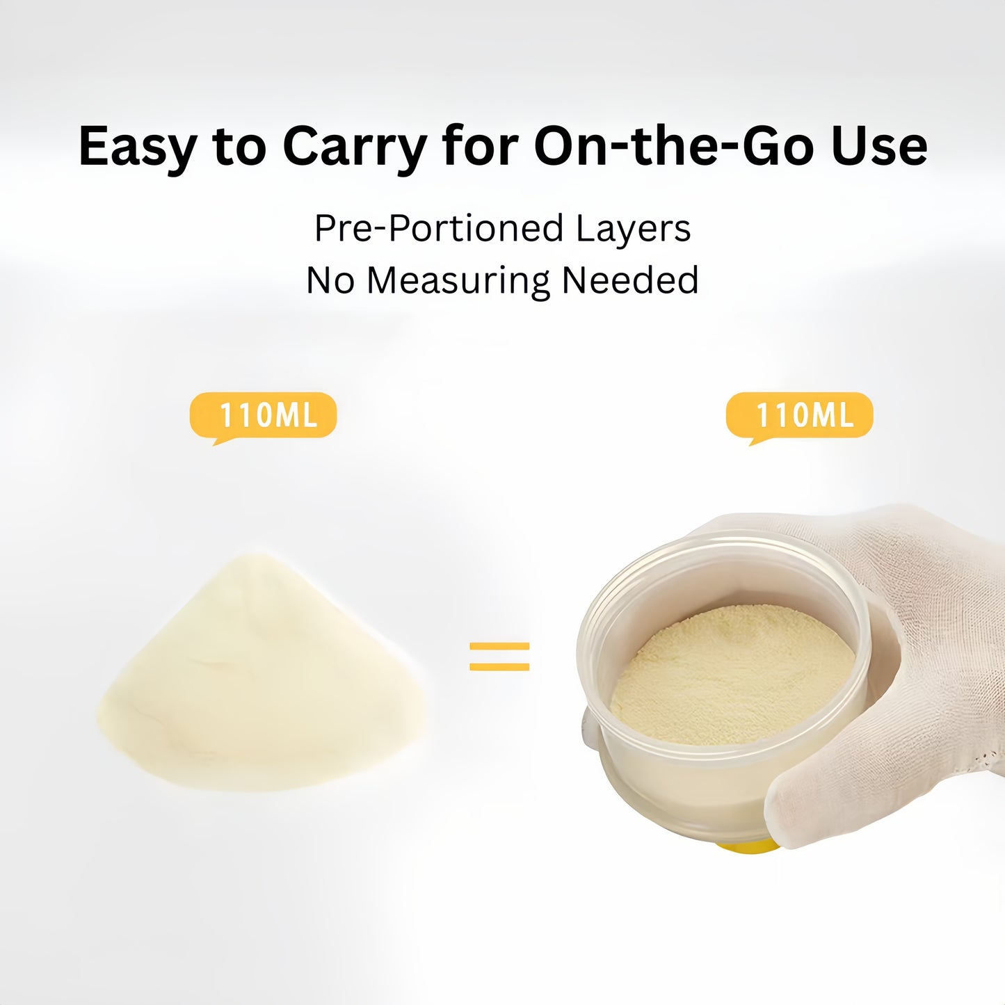 Pigeon Large-Capacity Triple-Layer Baby Formula Container 贝亲大容量独立开口三层奶粉盒