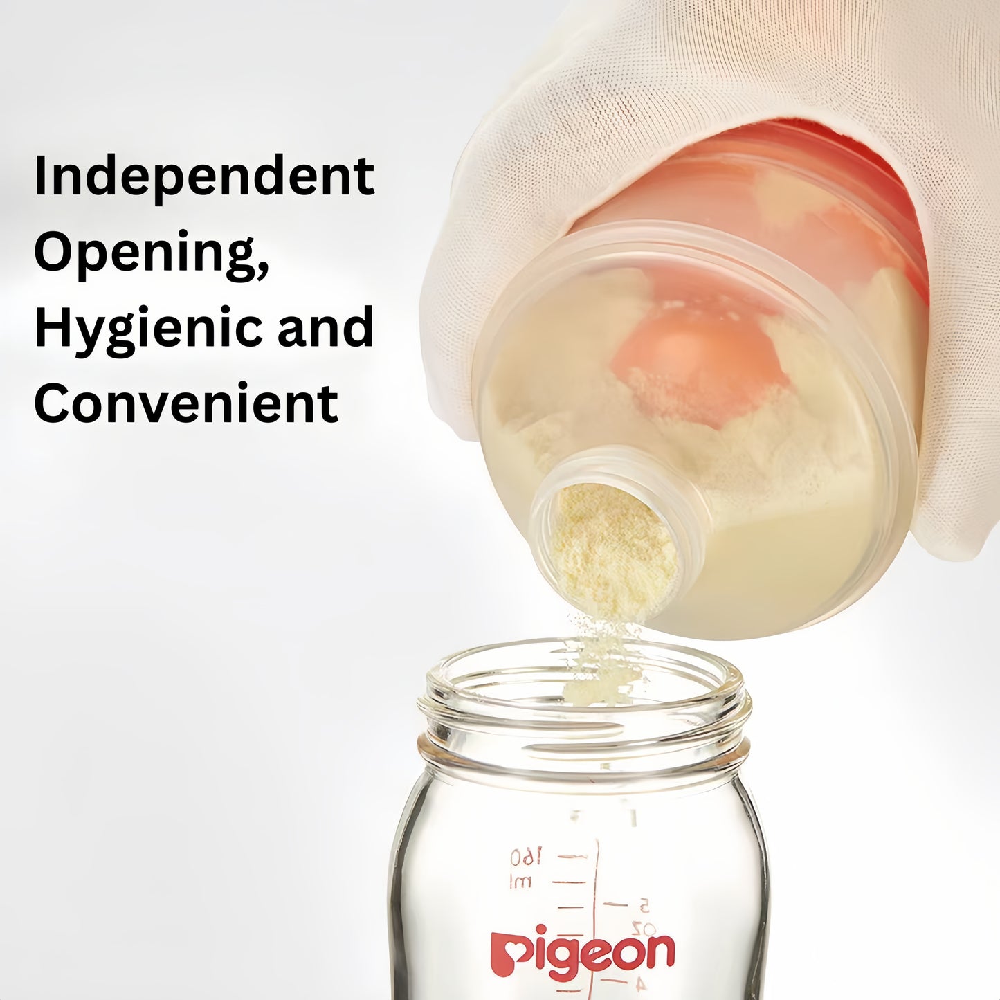 Pigeon Large-Capacity Triple-Layer Baby Formula Container 贝亲大容量独立开口三层奶粉盒
