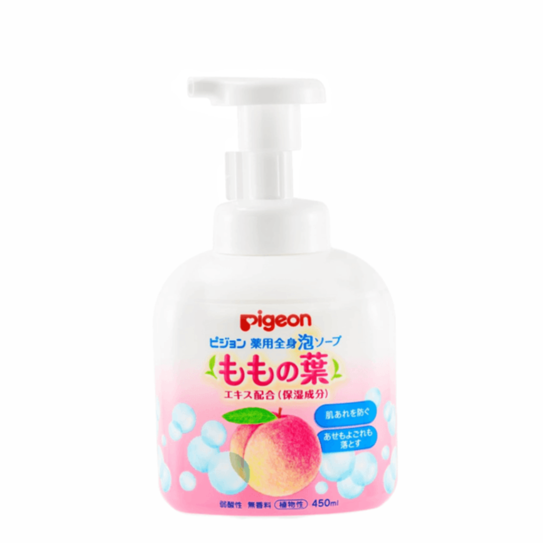 Pigeon Peach Baby 2-in-1 Shampoo & Body Wash 450ml/400ml 日本贝亲桃子水婴儿洗护洗发沐浴二合一