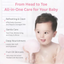 Pigeon Peach Baby 2-in-1 Shampoo & Body Wash 450ml/400ml 日本贝亲桃子水婴儿洗护洗发沐浴二合一