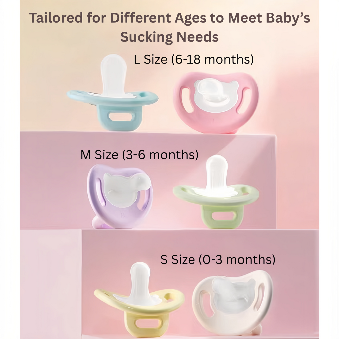 Pigeon Soft Silicone Pacifier 贝亲萌柔伙伴硅橡胶安抚奶嘴