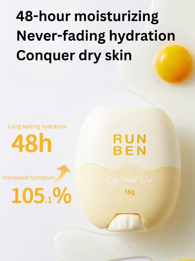 RUNBEN Egg Yolk Oil Special Care Essence Stick 18g 润本蛋黄油特护精华棒