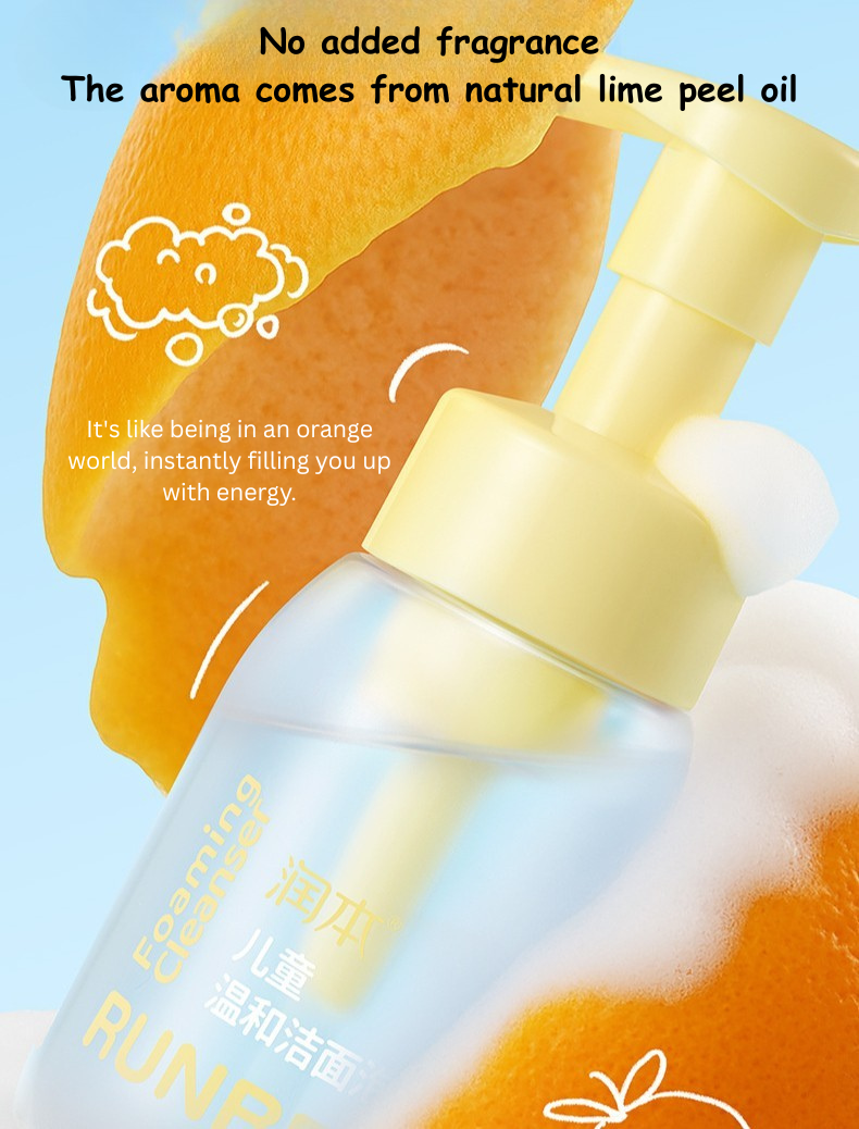 RUNBEN Kids Gentle Foaming Cleanser 200ml 润本儿童温和洁面泡泡