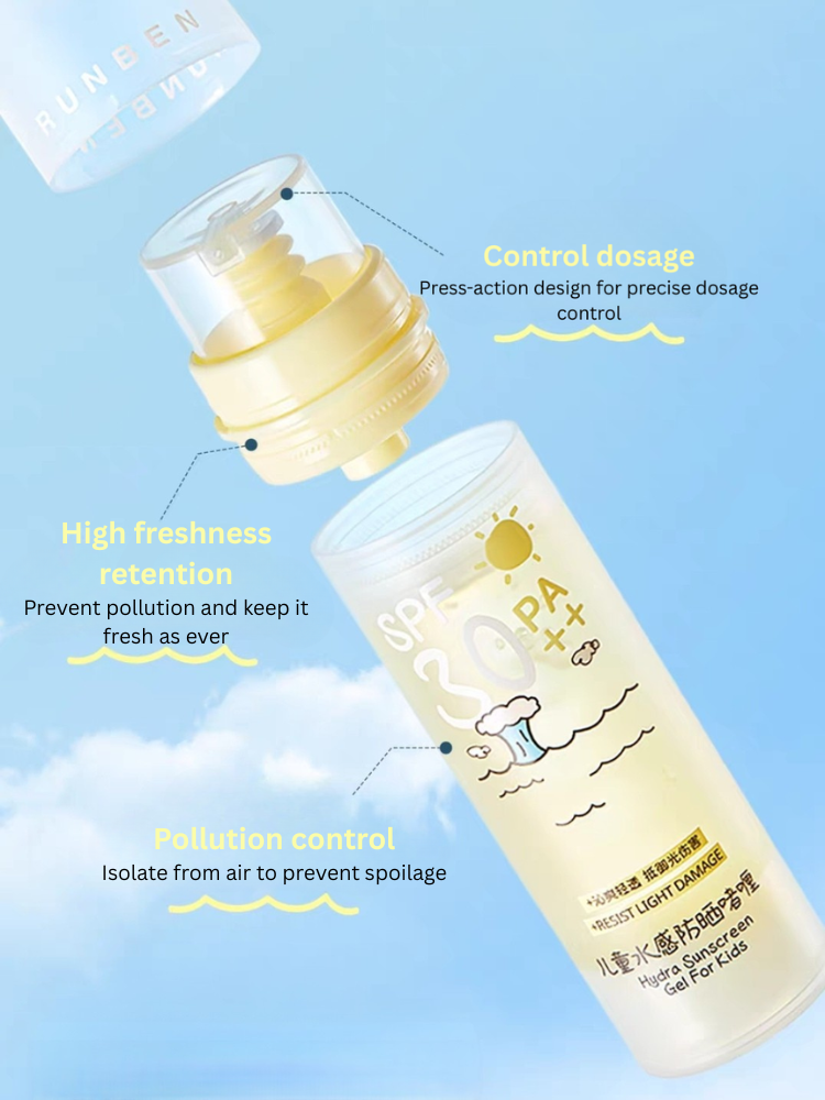 RUNBEN Kids Water-Feel Sunscreen Gel SPF30 PA++ 50ml 润本儿童水感防晒啫喱