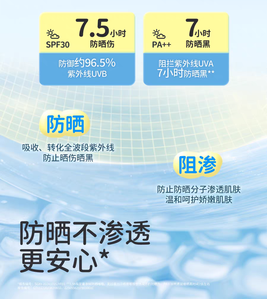 RUNBEN Kids Water-Feel Sunscreen Gel SPF30 PA++ 50ml 润本儿童水感防晒啫喱