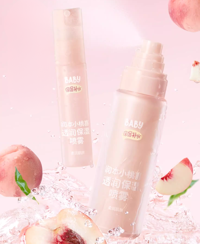 RUNBEN Little Peach Joy Moisturizing Spray 99ml 润本小桃喜透润保湿喷雾