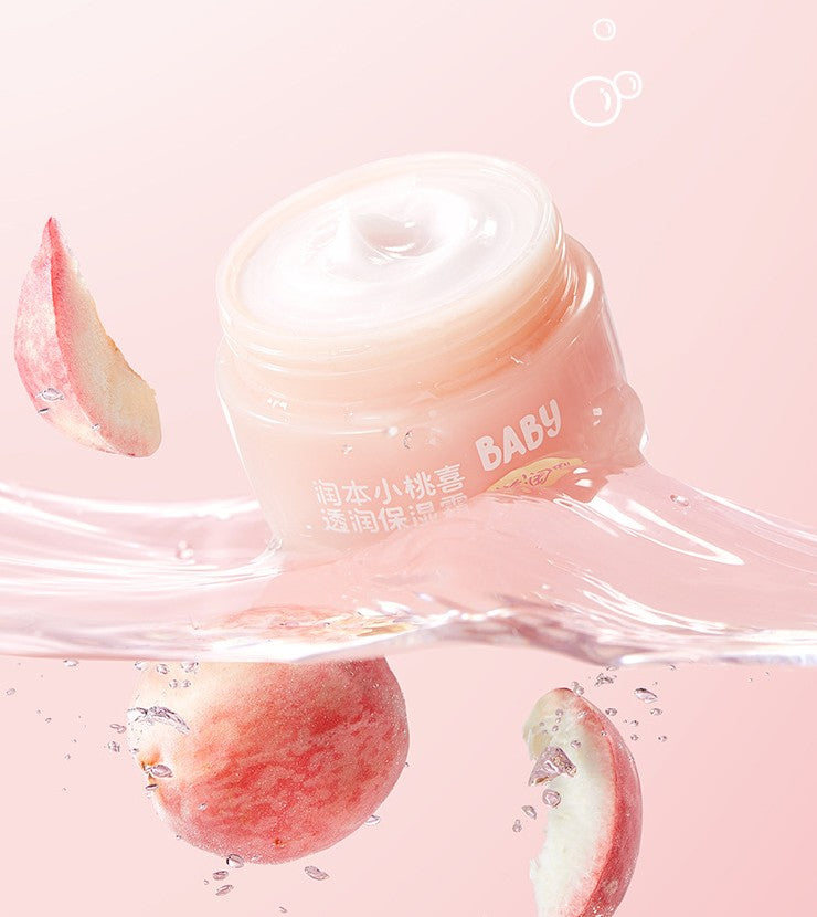 RUNBEN Little Peach Radiant Moisturizing Cream 55g/75g 润本小桃喜透润保湿霜