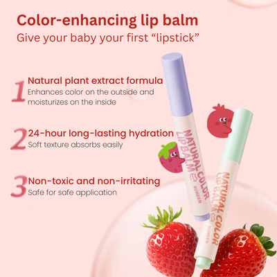 RUNBEN Natural Color Lip Balm 2g 润本天然淡彩润唇膏