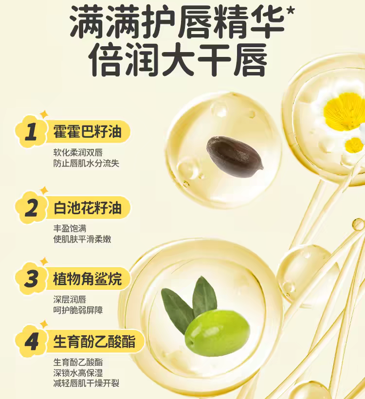 RUNBEN Squalane & Fruit Oil Lip Gloss 2g 润本角鲨烷果油唇蜜