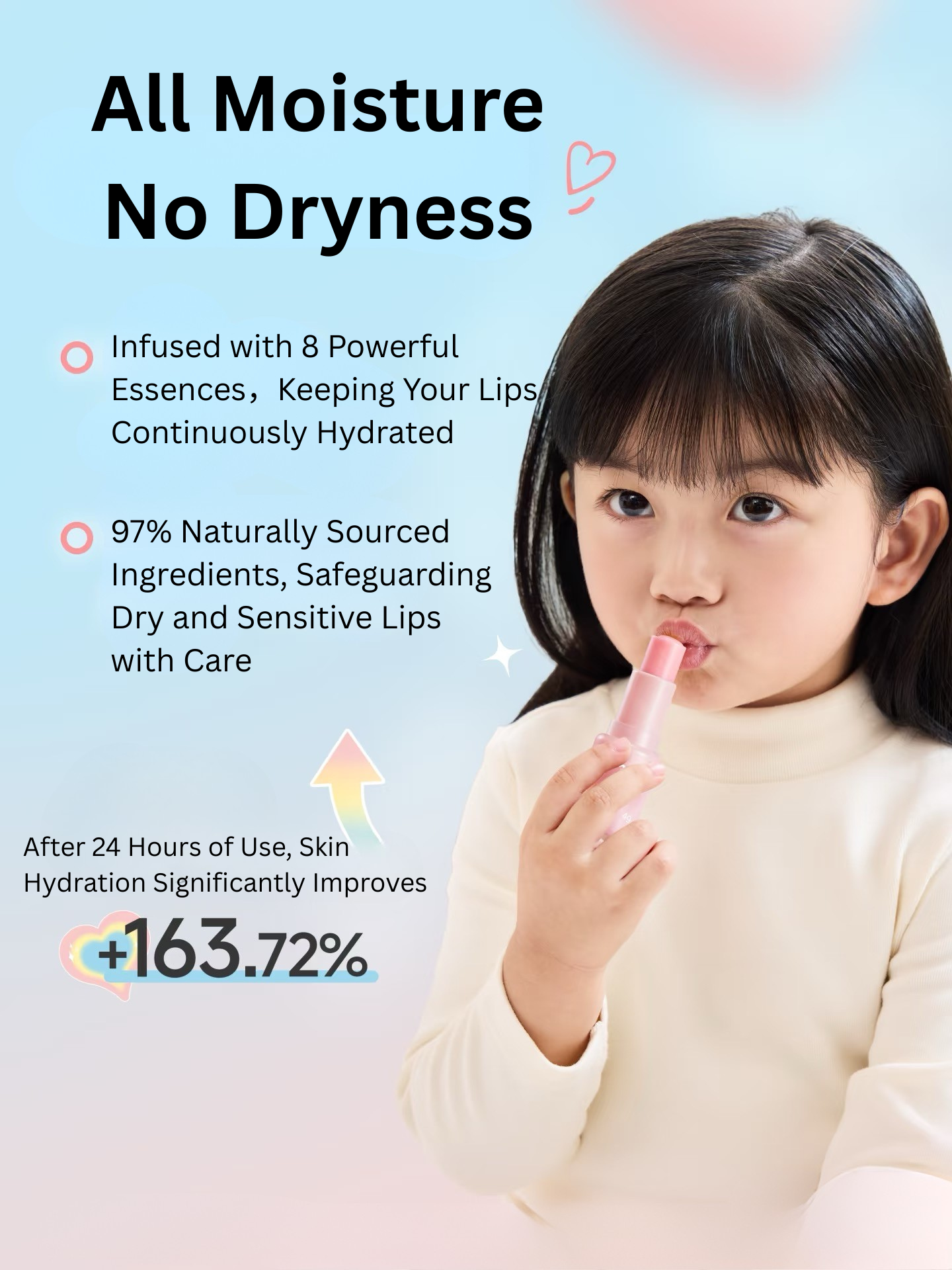 RUNEBN Flower Season Essence Energizing Lip Balm 4g 润本花季精华元气唇膏