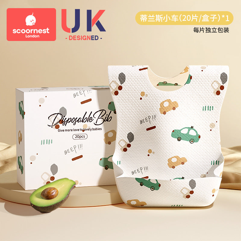 Scoornest Disposable Baby Bibs 20pcs/box 科巢婴儿一次性围兜