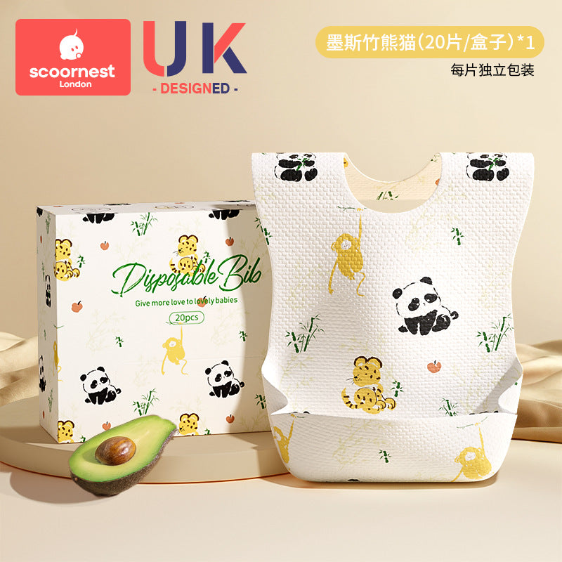 Scoornest Disposable Baby Bibs 20pcs/box 科巢婴儿一次性围兜