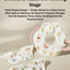 Scoornest Petal Bib 5pcs 科巢花瓣口水巾