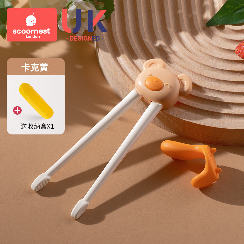 Scoornest Training Chopsticks, Teaches Proper Hand Positioning 科巢虎口训练筷